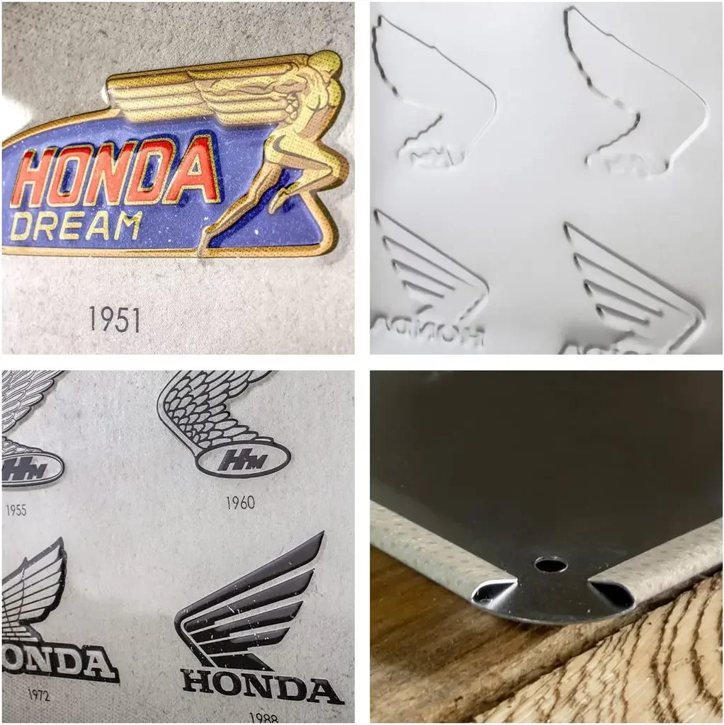 NA23336 HONDA Металлическая пластина Honda Logo Evolution Tin Sign, 30x40, Nostalgic Art (фото 3)