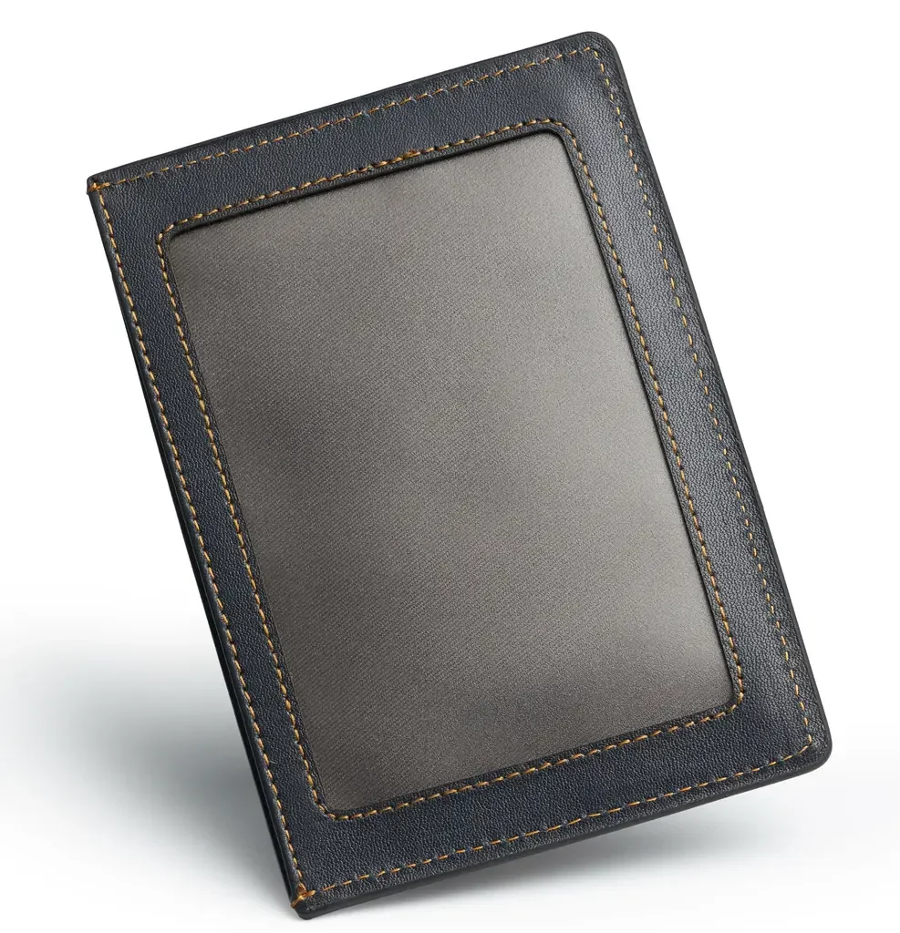 FKW2200I NISSAN Кожаная обложка для документов Infiniti Leather Document Wallet, Small, Dark Blue/Grey (фото 2)