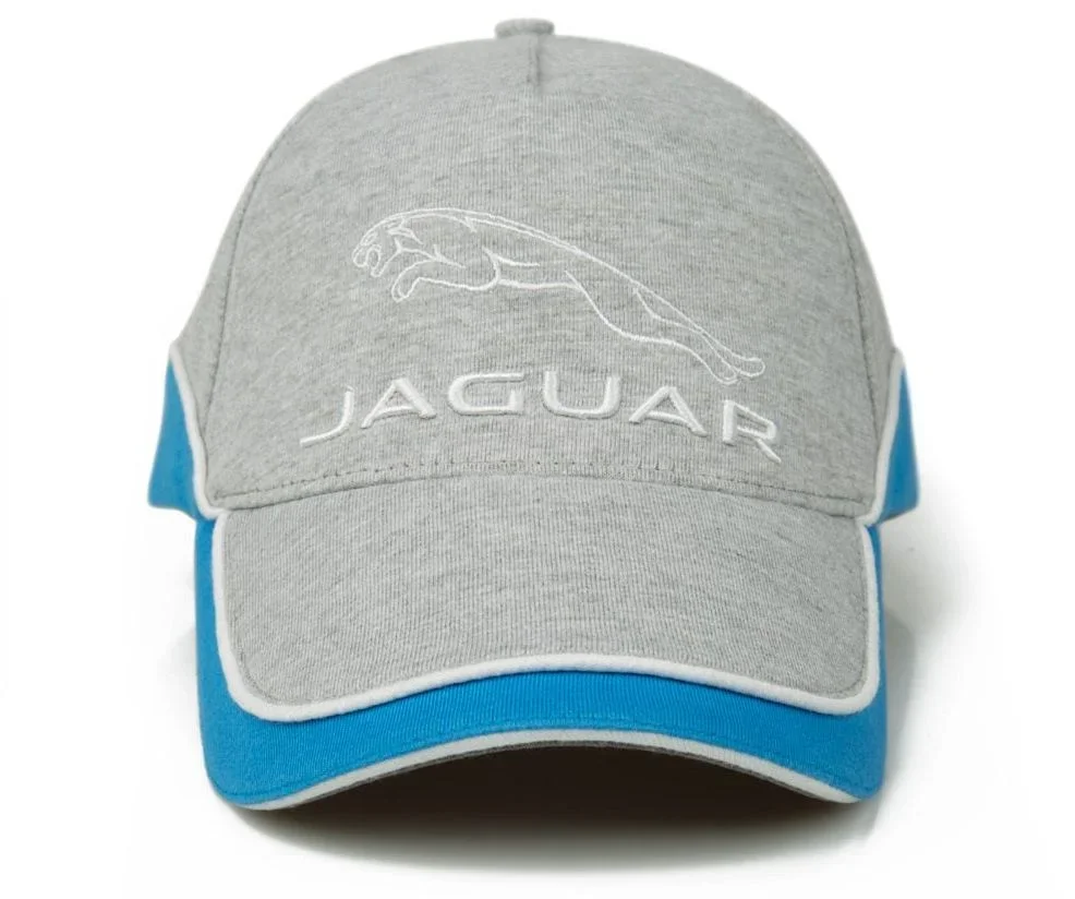 JDCH845GMA JAGUAR Бейсболка Jaguar Leaper Logo Cap, Grey_Marl / Blue (фото 2)