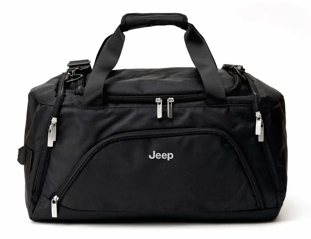 FK1038KJP CHRYSLER Спортивно-туристическая сумка Jeep Duffle Bag, Black, Mod2 (фото 1)