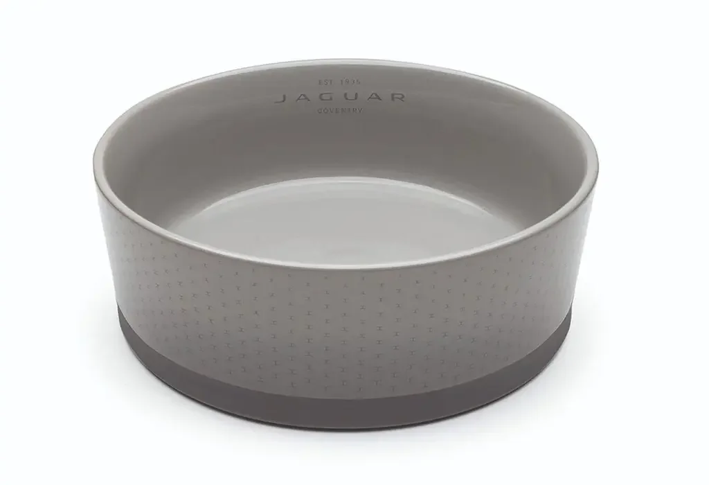 JHPT982GYA JAGUAR Керамическая миска для собаки Jaguar Ceramic Dog Bowl, Grey (фото 1)