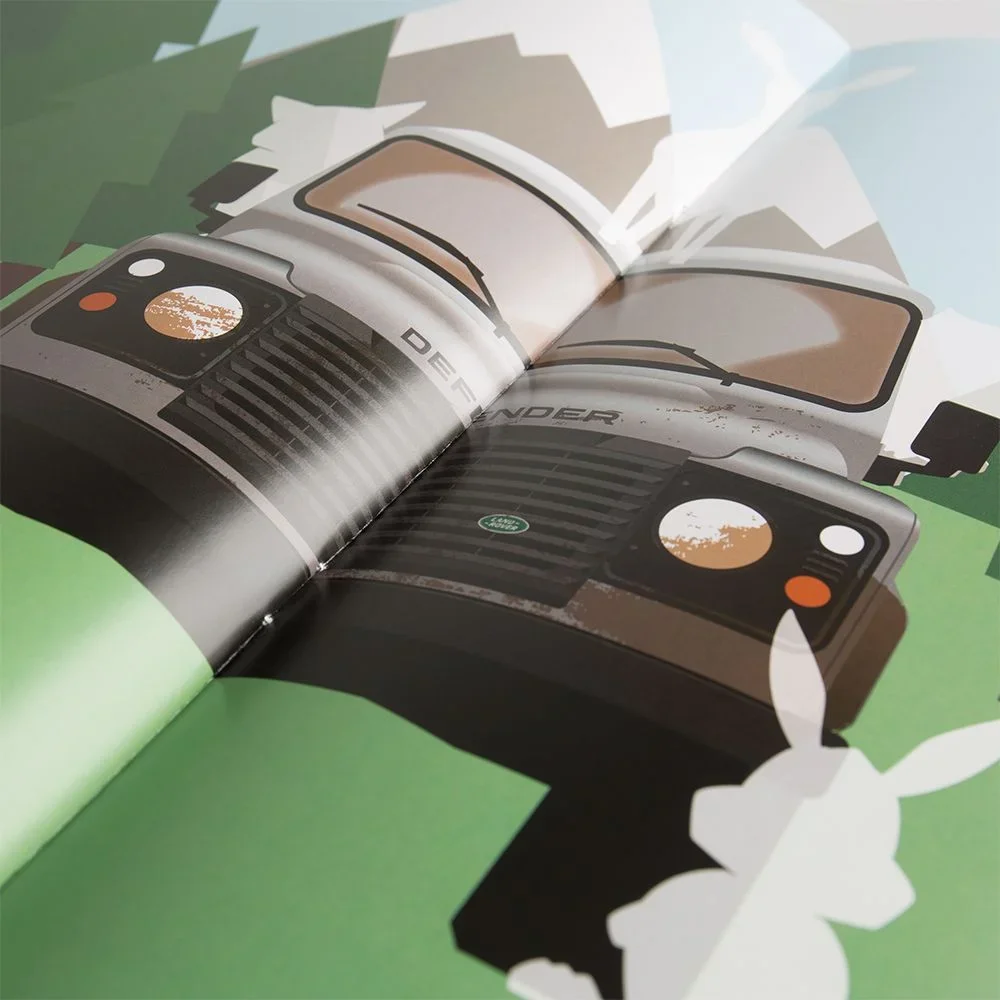 LDGF617NAA LAND ROVER Детская книжка с наклейками Land Rover Forest Friends Sticker Book A4 (фото 3)
