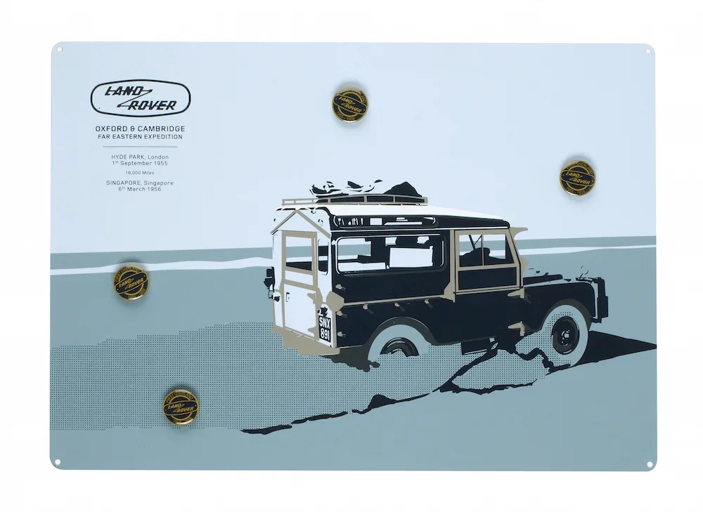 LBGF237NVA LAND ROVER Магнитная доска Land Rover Heritage Magnetic Board (фото 1)