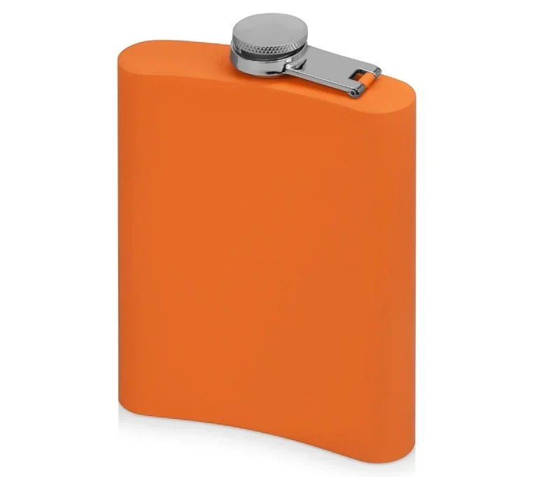 LEGA255ORA LAND ROVER Фляжка Land Rover Flask, Stainless Steel, Soft-touch Coating, Orange (фото 2)