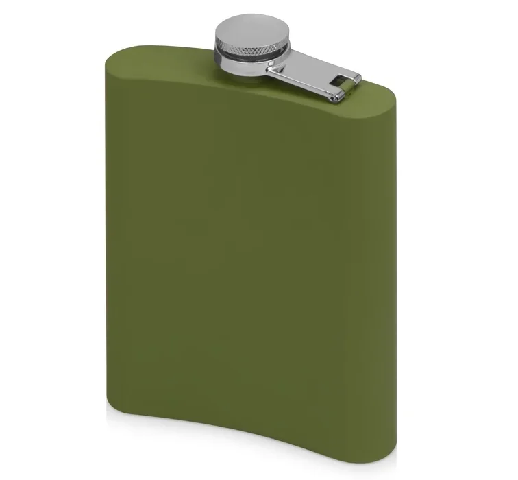 LEGA255GNA LAND ROVER Фляжка Land Rover Flask, Stainless Steel, Soft-touch Coating, Green (фото 2)