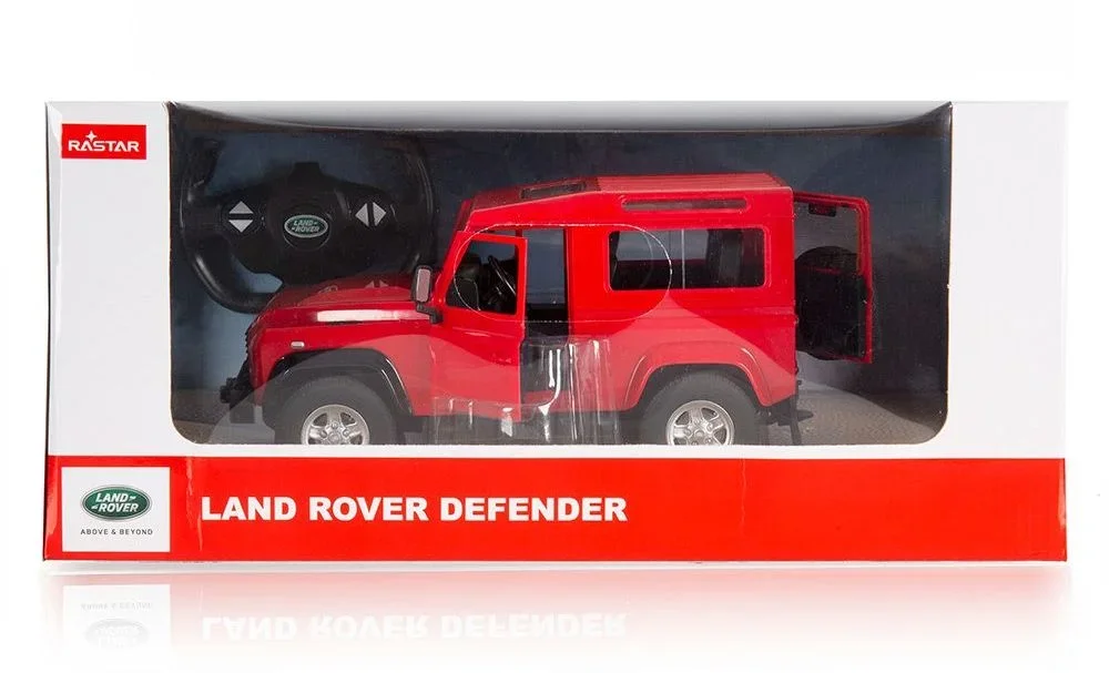 LFTY415RDA LAND ROVER Радиоуправляемая модель Land Rover Defender Remote Control, 1:14 scale, Red (фото 5)
