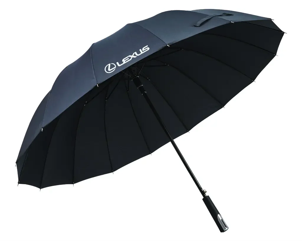 FKHL180107L TOYOTA Большой зонт-трость Lexus Stick Umbrella, Black (фото 1)