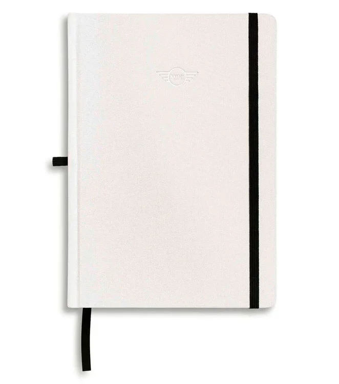 80245A0A688 MINI Блокнот MINI Notebook Contrast Edge, White/Yellow/Black (фото 1)