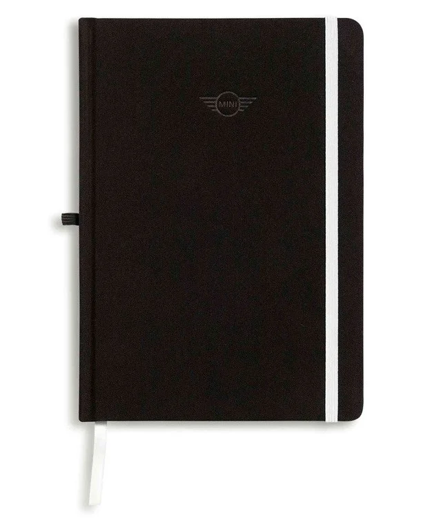 80245A0A690 MINI Блокнот MINI Notebook Contrast Edge, Black/British Green/White (фото 1)