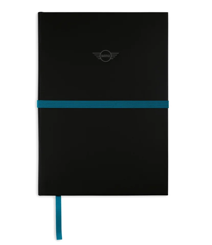 80245A21238 MINI Блокнот MINI Gradient Notebook, Black/Island/White (фото 1)