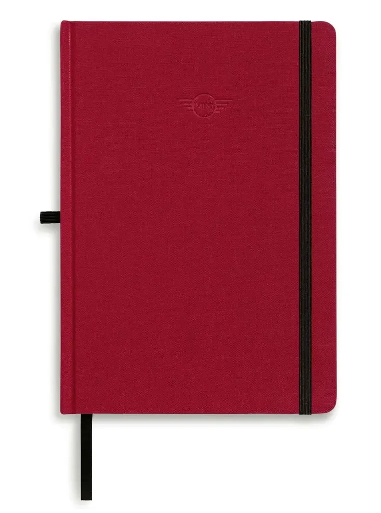 80245A0A689 MINI Блокнот MINI Notebook Contrast Edge, Chili Red/Island/Black (фото 1)