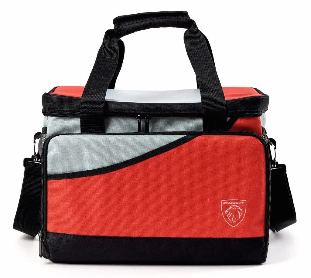 FKCBNPTR CITROEN/PEUGEOT Сумка-холодильник Peugeot Cool Bag, red/grey/black (фото 1)