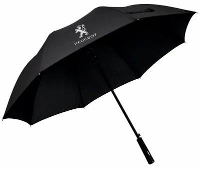 FK170228P CITROEN/PEUGEOT Зонт-трость Peugeot Stick Umbrella, 140D, Black (фото 1)