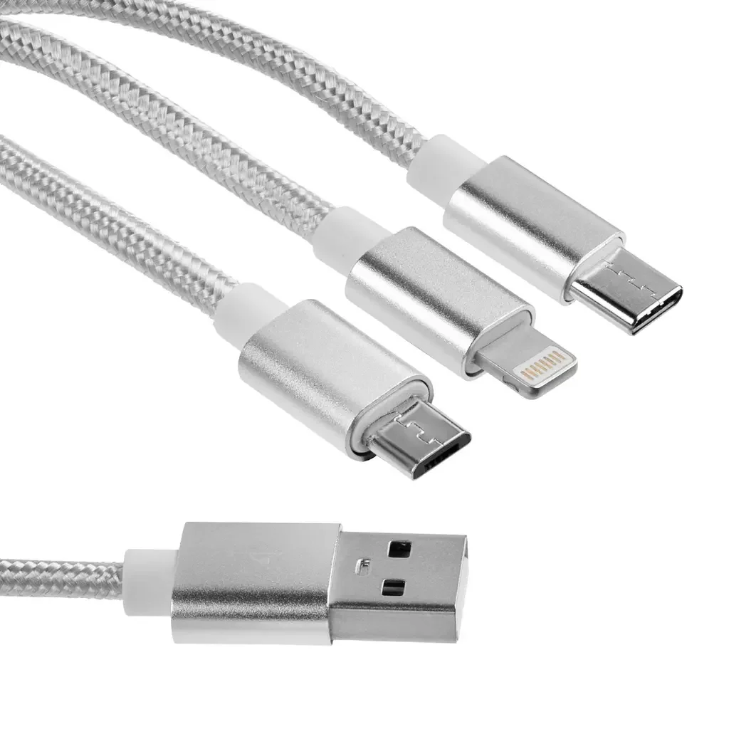9J107A250A PORSCHE Универсальный кабель 3 в 1 Porsche Charging USB Cable 3in1 (фото 2)