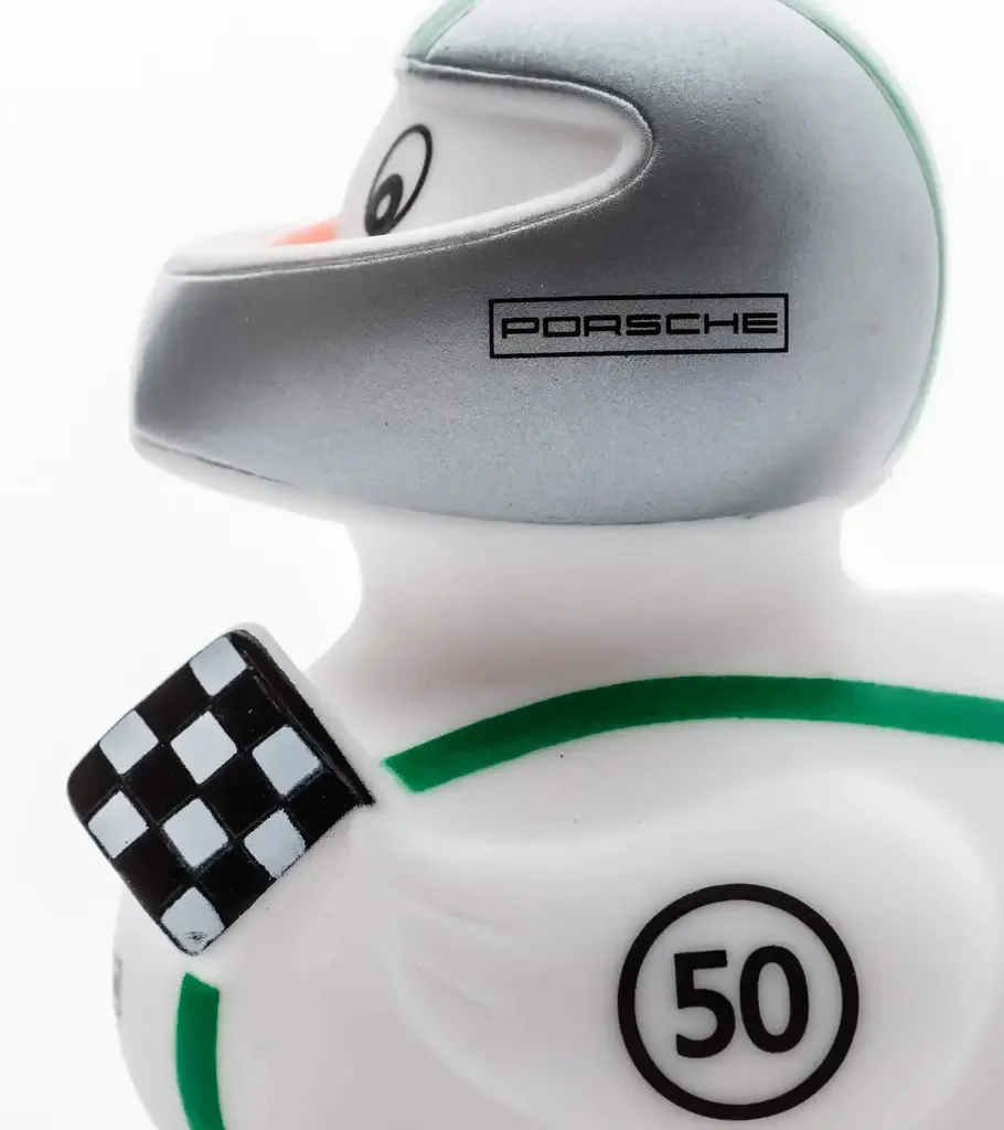 MAP07006917 PORSCHE Уточка для ванной Porsche Museum Duck 911R 2017, №50, helmet silver (фото 2)