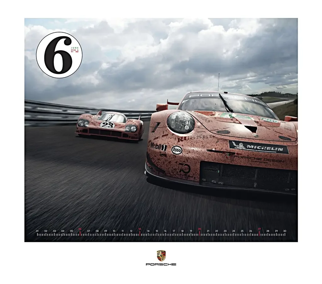 WAP0920010M PORSCHE Календарь Porsche Calendar 2021 - Icons of Speed (фото 3)