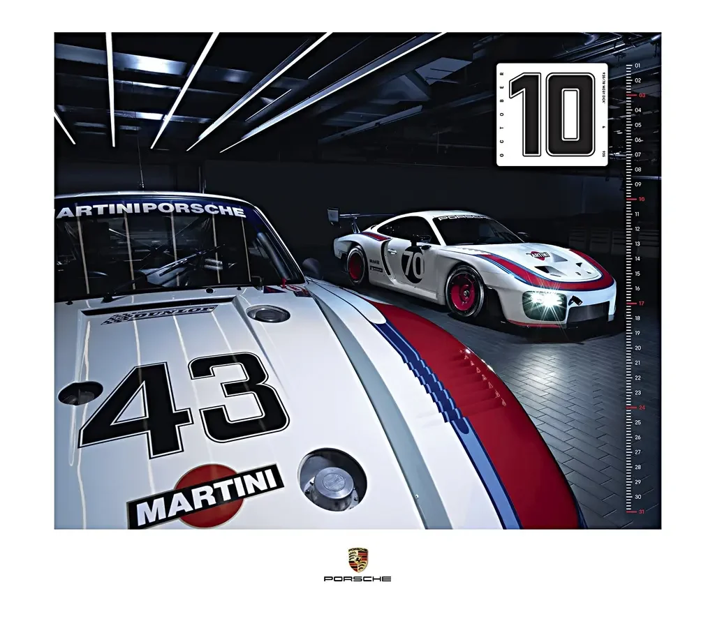 WAP0920010M PORSCHE Календарь Porsche Calendar 2021 - Icons of Speed (фото 4)