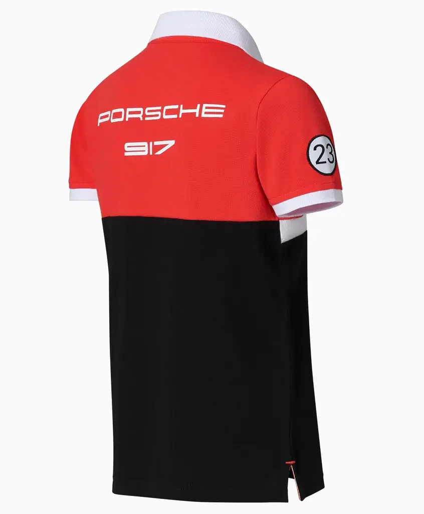 WAP4630980MSZG PORSCHE Детское поло Porsche Kids Polo-Shirt, 917 Salzburg Collection, red/white/black (фото 2)
