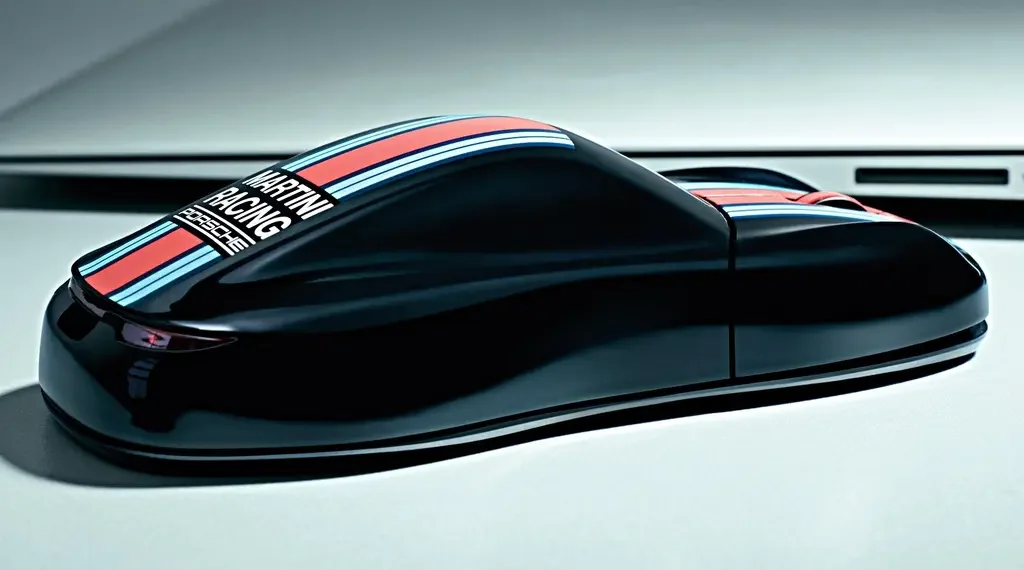 WAP0808100K PORSCHE Беспроводная компьютерная мышь Porsche Computer mouse – Martini Racing (фото 2)