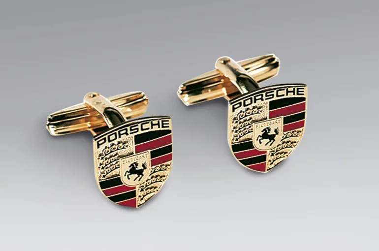 WAP05014015 PORSCHE Запонки с гербом Porsche Crest Cuff links (фото 2)