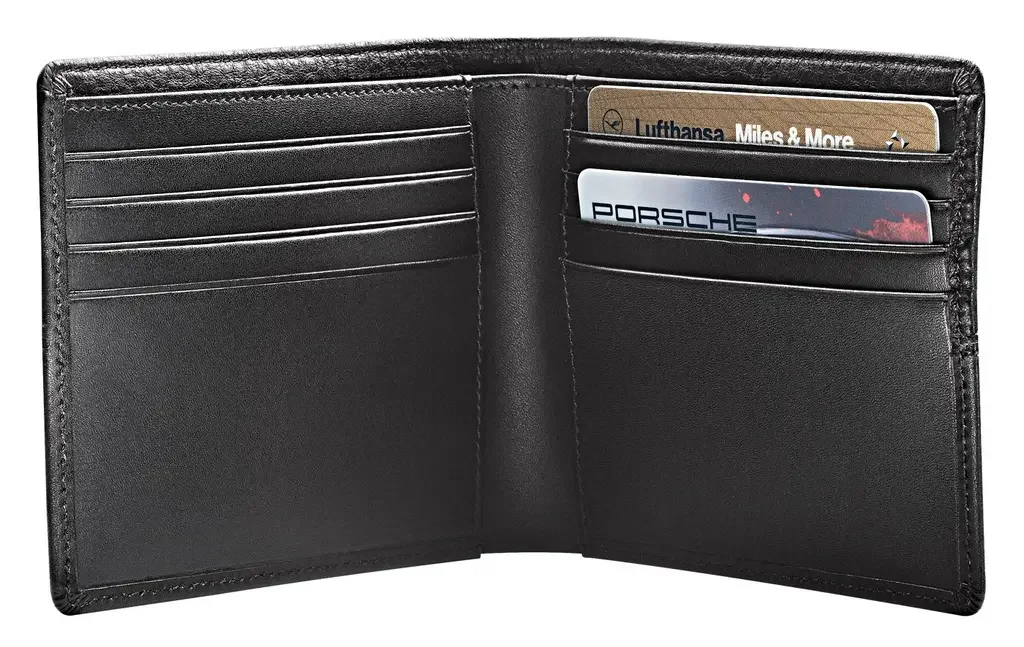 WAP0300150D PORSCHE Кожаный футляр для кредиток Porsche Sport Classic Credit Card Case, Black (фото 2)