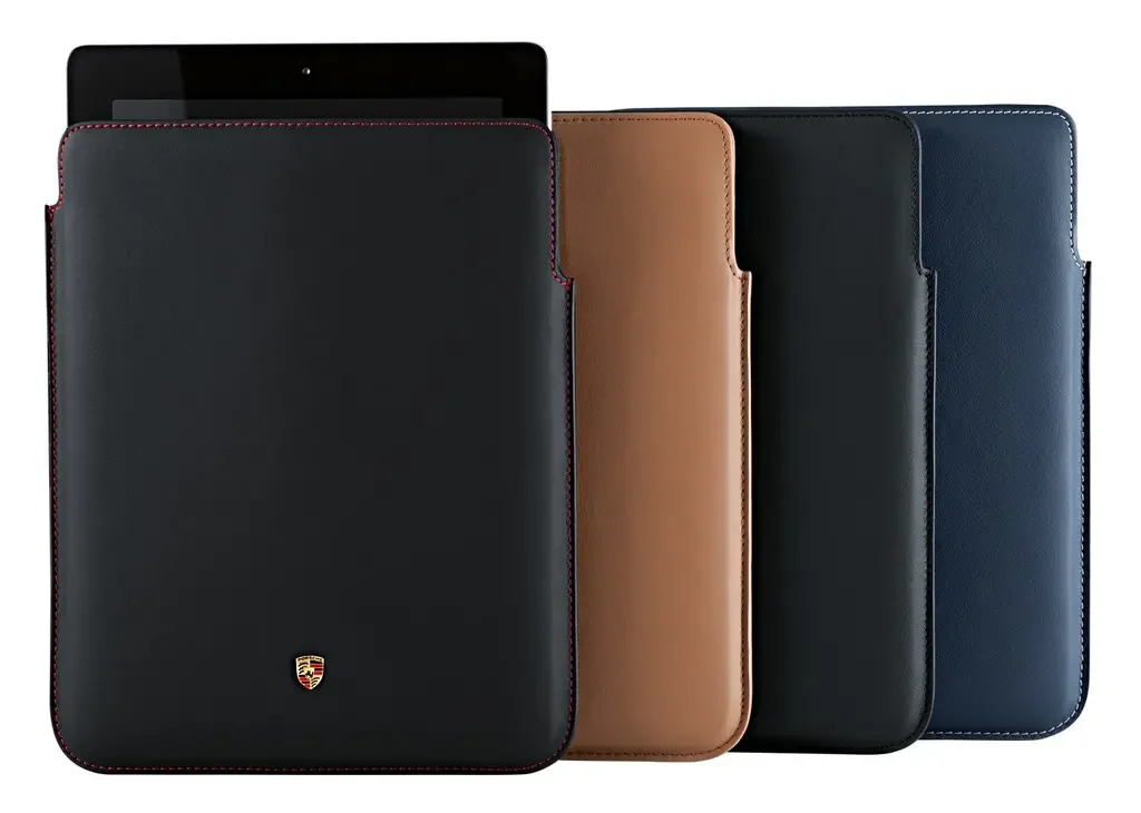 WAP0300140E PORSCHE Кожаный чехол для iPad 2,3 Porsche Case for iPad 2 and 3, Black (фото 2)