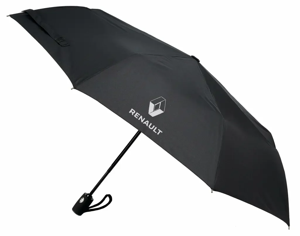 FK170238RN RENAULT Cкладной зонт Renault Pocket Umbrella, Automatic, Black (фото 1)