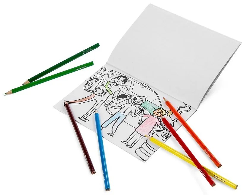 000087703LQ VAG Детская книжка-раскраска Skoda Children's coloring book with Laura and Klement (фото 3)