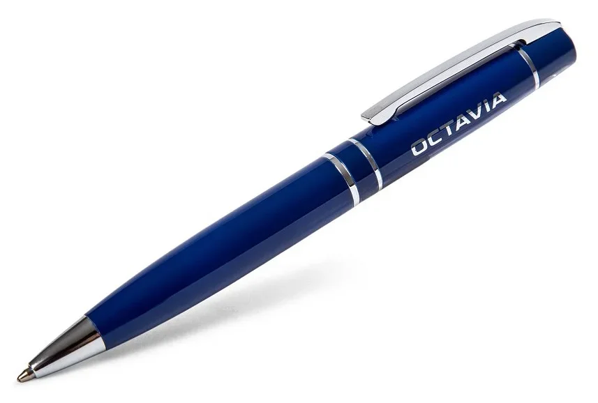 5E3087210 VAG Шариковая ручка Skoda Octavia Ballpoint Pen, Blue (фото 1)