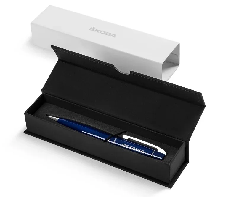 5E3087210 VAG Шариковая ручка Skoda Octavia Ballpoint Pen, Blue (фото 2)