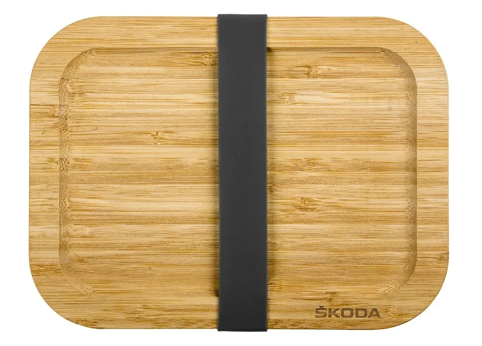000069643E VAG Стеклянный ланчбокс Skoda Glass Lunchbox, Light beige (фото 2)