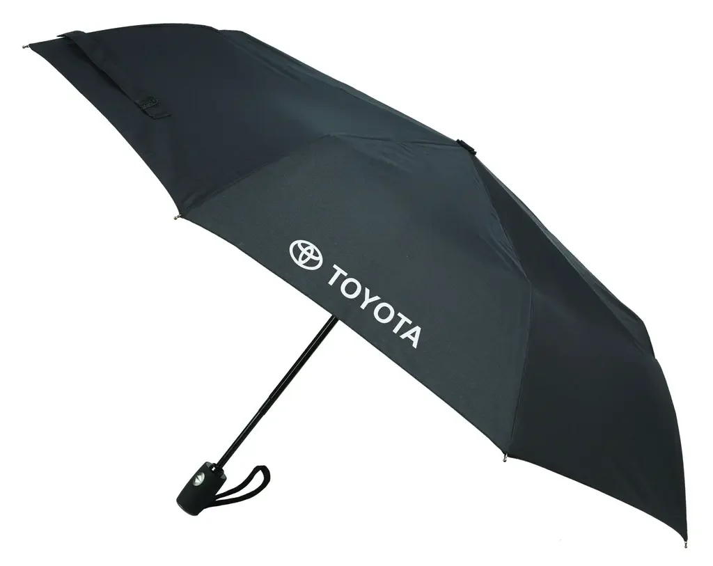 FKHL170238T TOYOTA Автоматический складной зонт Toyota Pocket Umbrella, Black (фото 1)