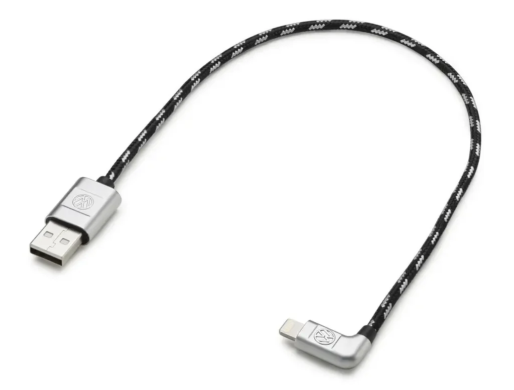 000051446AR VAG Оригинальный кабель Volkswagen USB A - Apple Lightning, 30 cm. (фото 1)