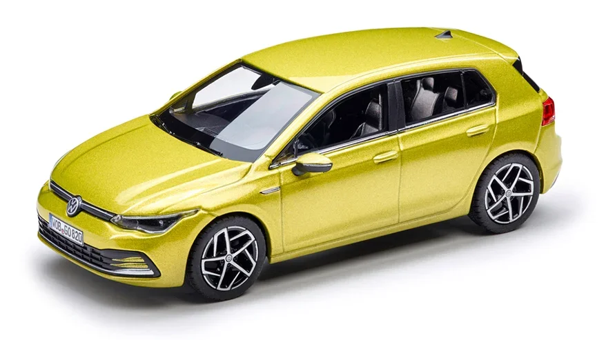 5H009930010W VAG Модель автомобиля Volkswagen Golf 8, Scale 1:43, Lime Yellow (фото 1)