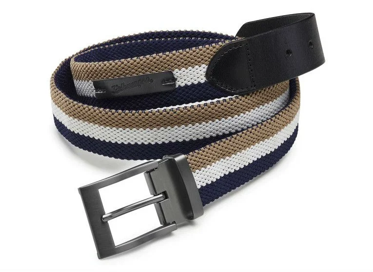 311087408 VAG Текстильный ремень Volkswagen Classic Belt, Taupe/Blue/White/Black (фото 1)