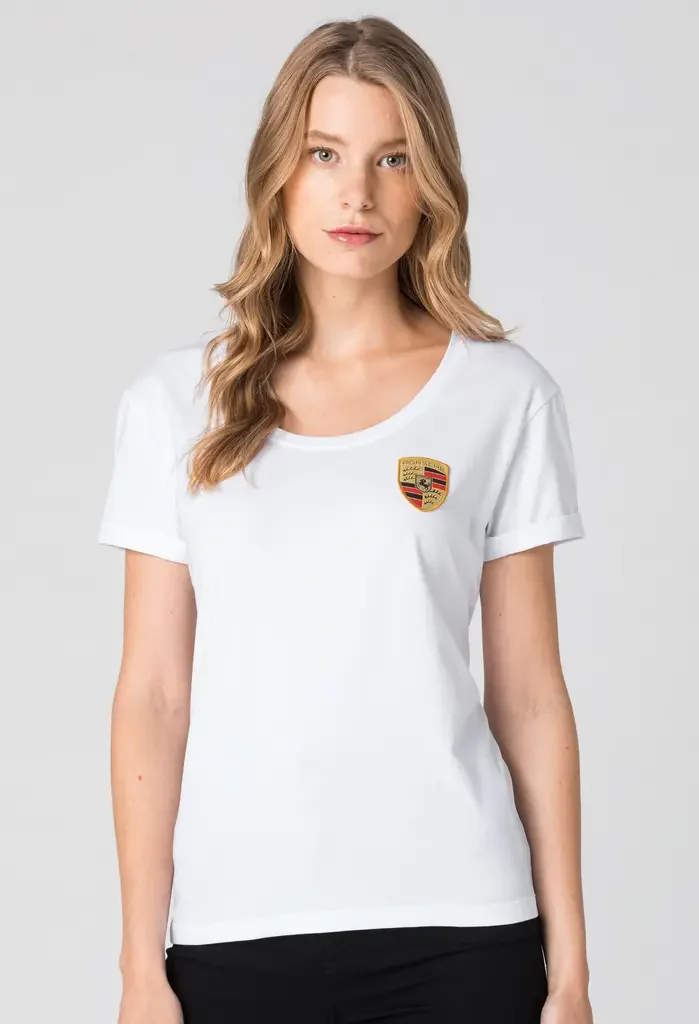 WAP7260XS0NPOR PORSCHE Женская футболка Porsche Women’s T-Shirt, Essential, White (фото 4)