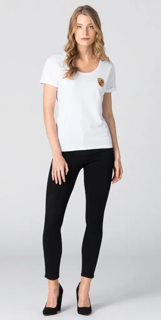 WAP7260XS0NPOR PORSCHE Женская футболка Porsche Women’s T-Shirt, Essential, White (фото 5)