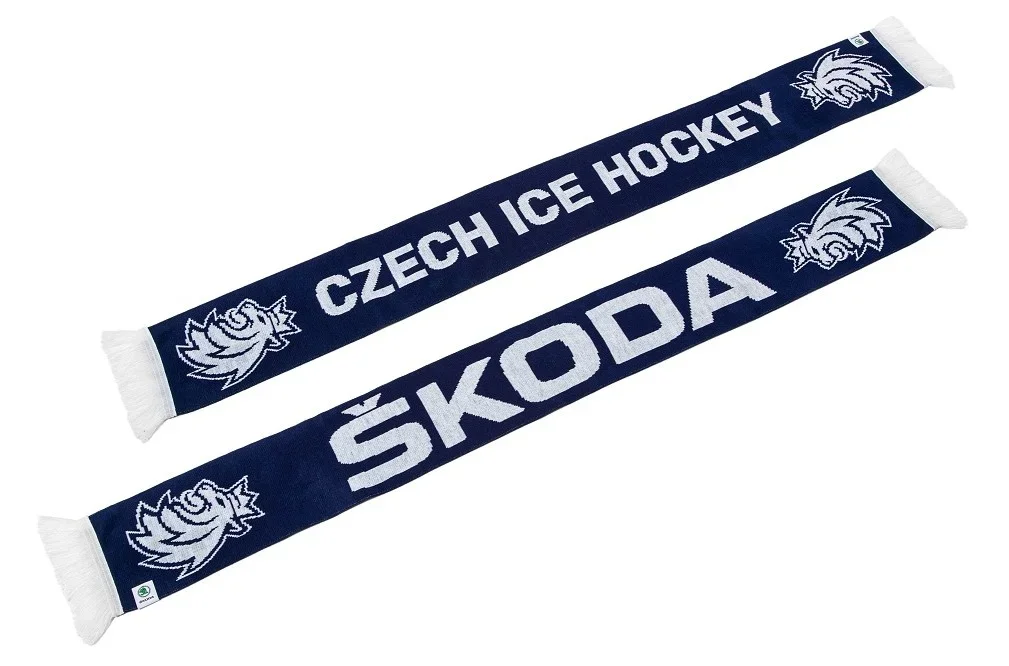 000084330N VAG Хоккейный шарф Skoda Knit Scarf Hockey, Blue (фото 1)