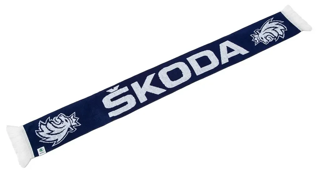 000084330N VAG Хоккейный шарф Skoda Knit Scarf Hockey, Blue (фото 3)
