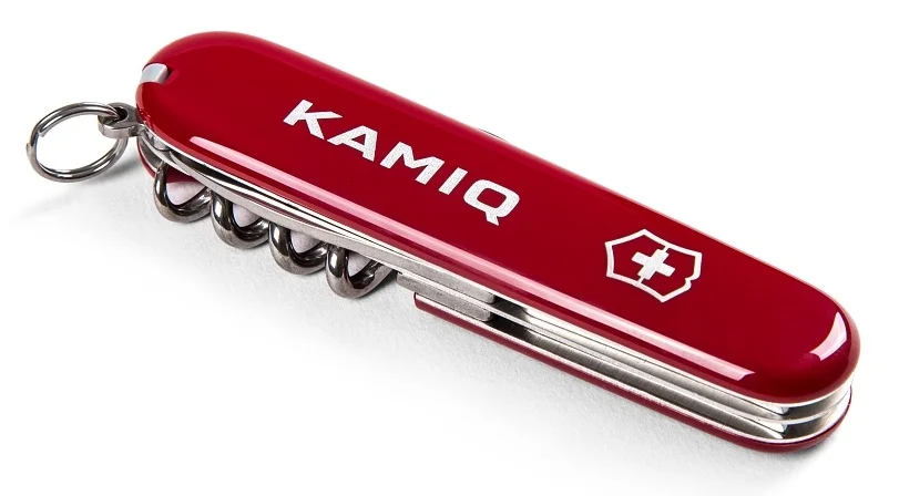 658069692 VAG Перочинный нож Skoda Kamiq Pocket Knife Victorinox, Red (фото 1)