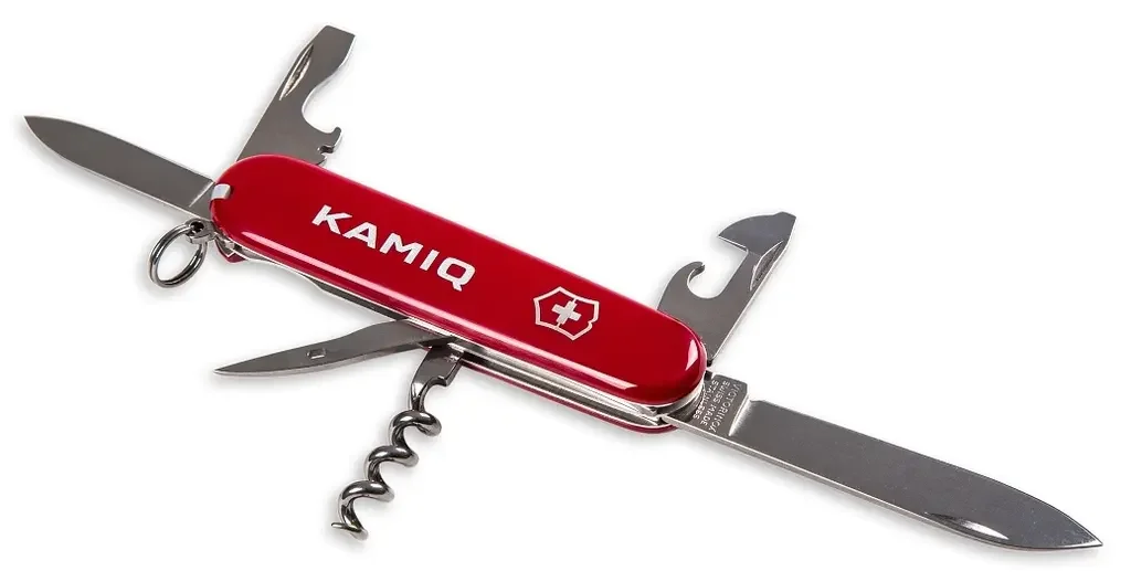 658069692 VAG Перочинный нож Skoda Kamiq Pocket Knife Victorinox, Red (фото 2)
