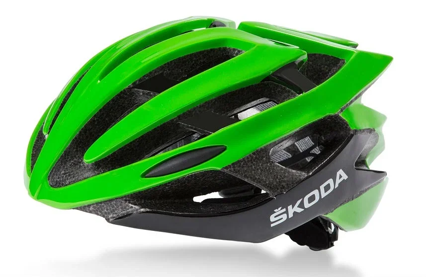 000050320E VAG Велосипедный шлем Skoda Bike Helmet, Matt Green (фото 1)