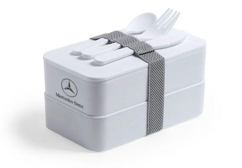 B669A2583 MERCEDES Ланч-бокс Mercedes-Benz Lunch Box, White (фото 1)
