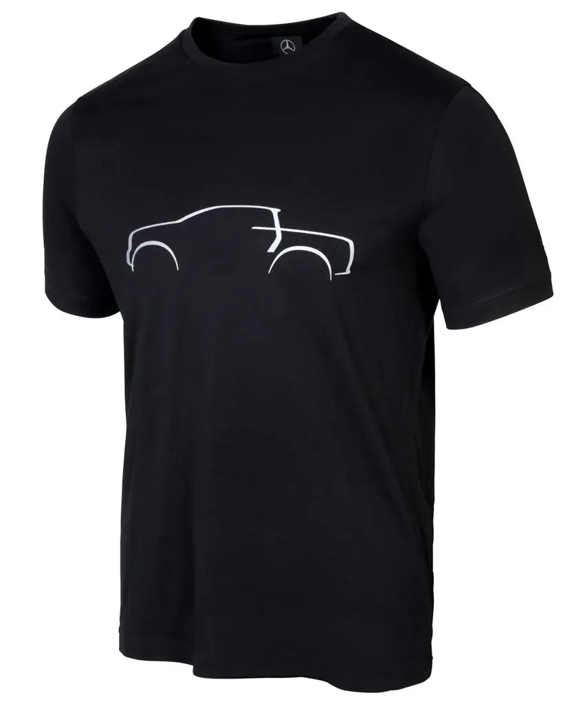 B67871269 MERCEDES Мужская футболка Mercedes-Benz Men's T-Shirt, X-Class, Black (фото 1)