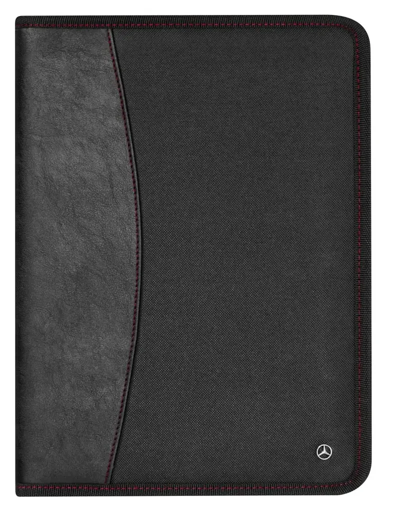 B67872007 MERCEDES Папка для документов Mercedes Document Wallet, Black/Red (фото 1)