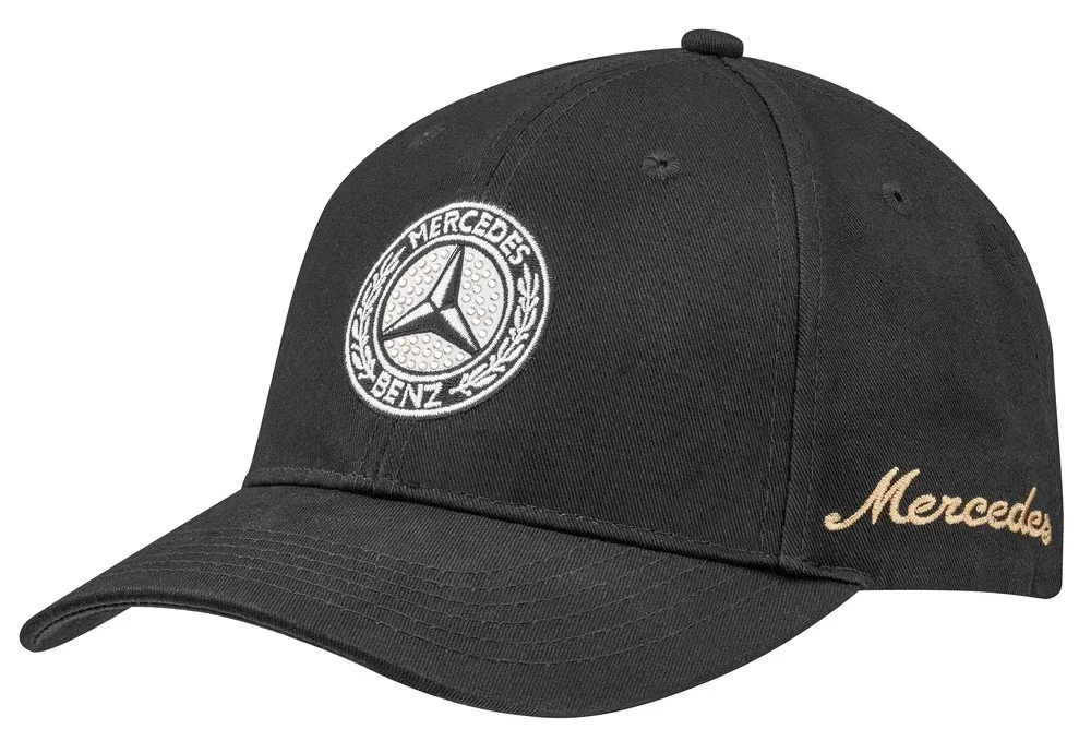B66041694 MERCEDES Бейсболка Mercedes-Benz Women's cap with Swarovski, Classic, Black (фото 1)