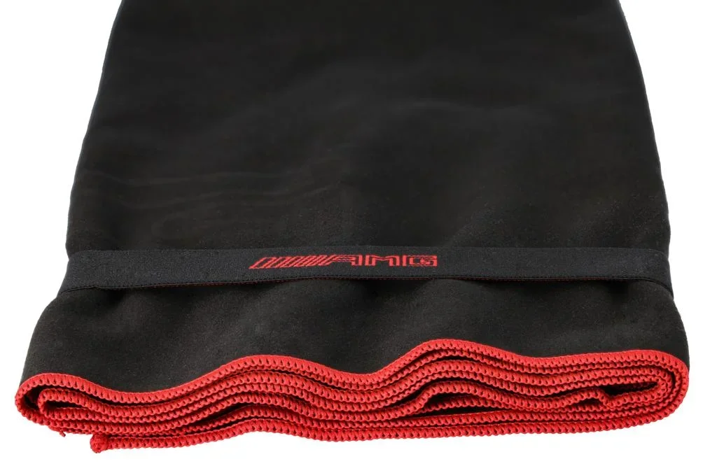 B66959288 MERCEDES Полотенце Mercedes-AMG Functional Towel, Black / Red (фото 2)