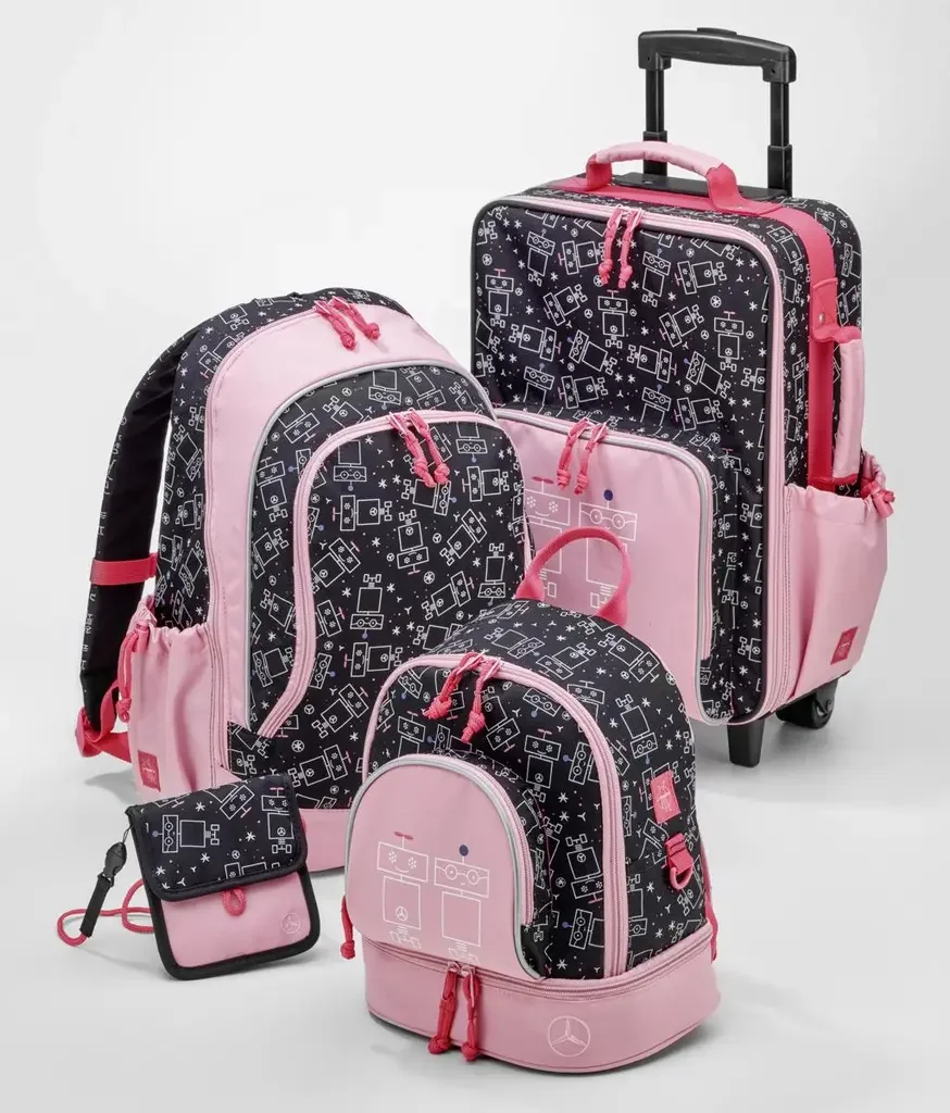B66955770 MERCEDES Маленький детский рюкзак Mercedes Girls' Rucksack, Small, Black / Pink (фото 2)