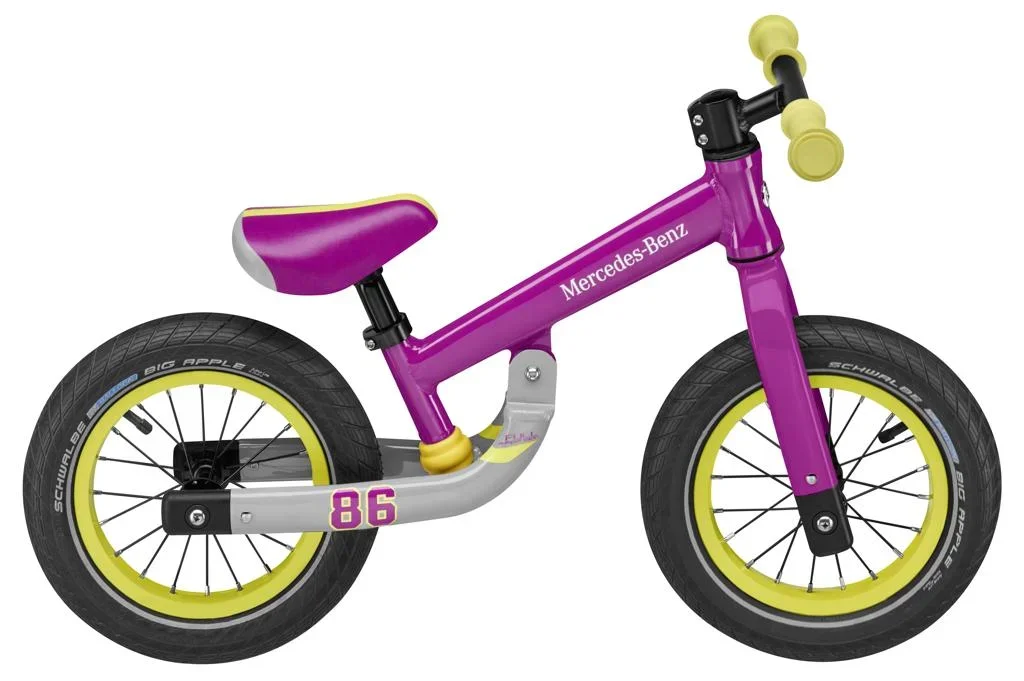 B66450081 MERCEDES Детский беговел Mercedes Balance Bike, Purple (фото 1)