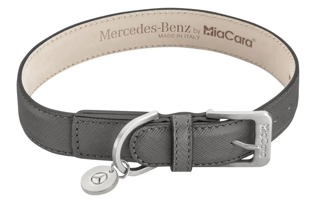 B66958833 MERCEDES Ошейник для собаки Mercedes-Benz Dog Collar, by MiaCara, Grey (фото 1)
